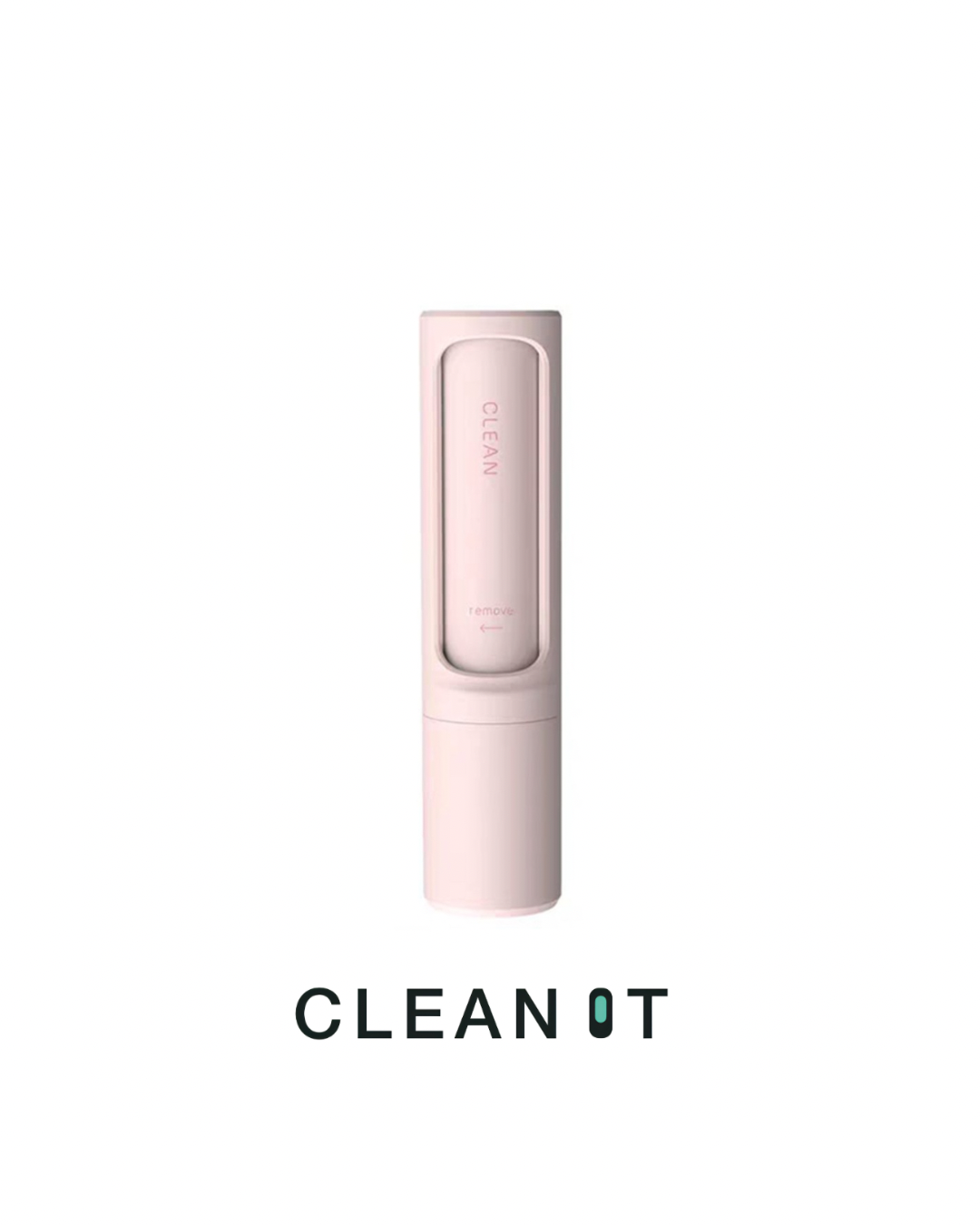 Brosse anti-peluches réutilisable CLEAN IT coloris rose